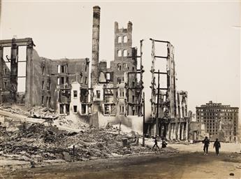 (SAN FRANCISCO EARTHQUAKE) A collection of more than 30 photographs documenting the aftermath of the 1906 earthquake in the Bay Area.